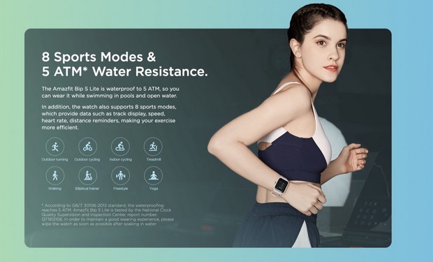 vous puissiez prendre un bain avec, vous ne pouvez pas enregistrer les exercices de natation.