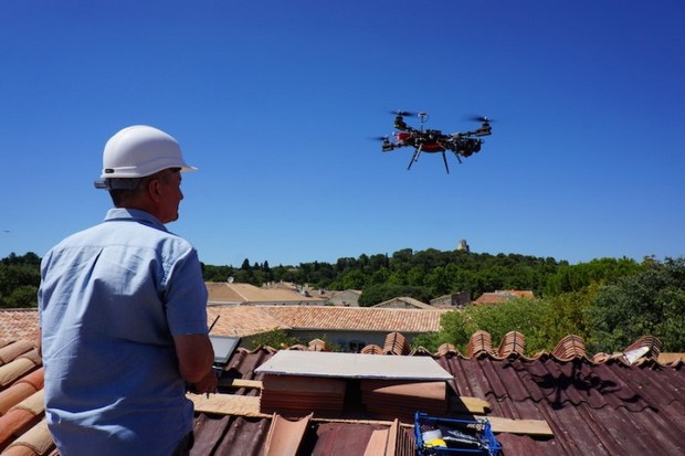 Drone pour couvreurs