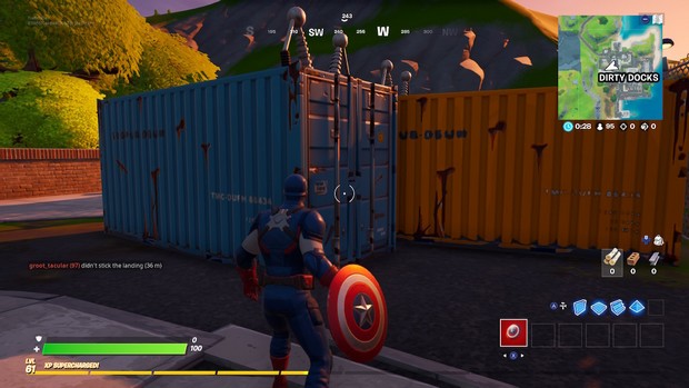 Où trouver Dirty Docks dans la carte de Fortnite saison 3 ?