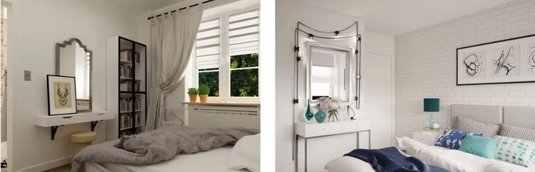 Version légère du mobilier du chambre