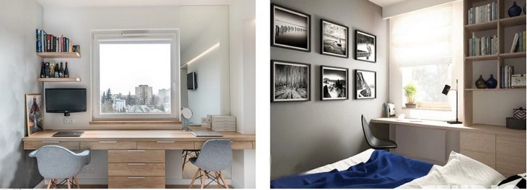 Utilisez l'espace sous la fenêtre