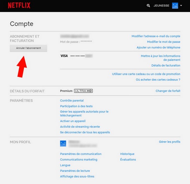 Comment se désabonner de Netflix