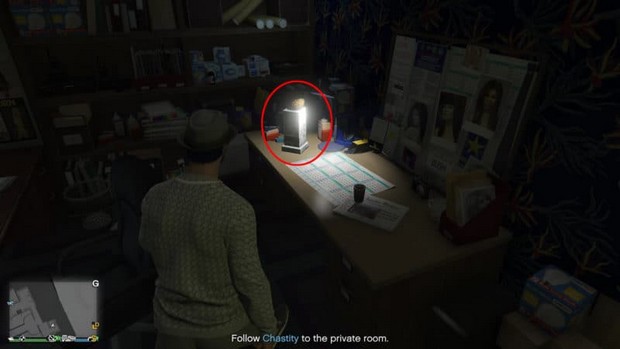 sur le bureau dans le back-office