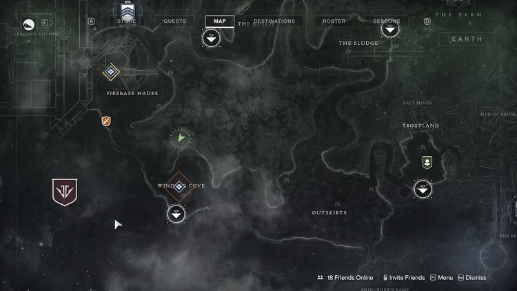 Emplacement où trouver Xur (15 septembre au 29 septembre 2020)