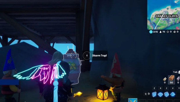 Emplacement bombe 3 Craggy Cliffs