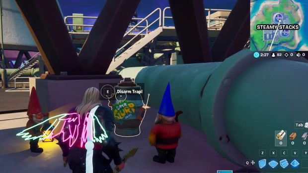 Emplacement bombe 4 Steamy Stacks