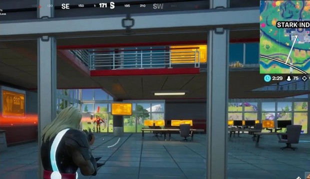 Emplacement de Iron Man Boss Fortnite