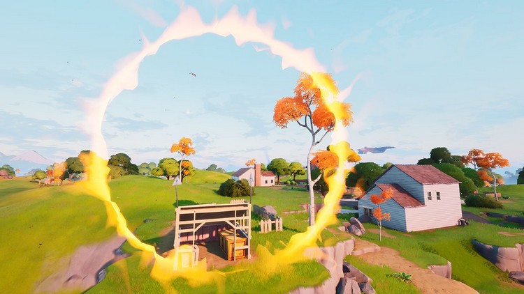 Traverser Des Cercles Enflammés Avec Un Vehicule