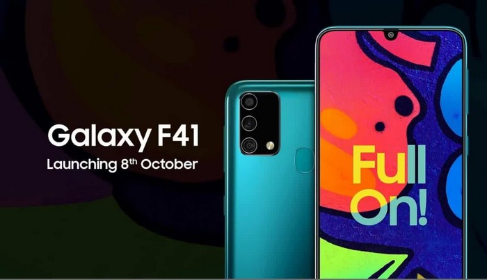 La date de lancement du Samsung Galaxy F41 : Prix et Spécifications