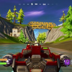 Pont numéro 4 : pont en acier jaune