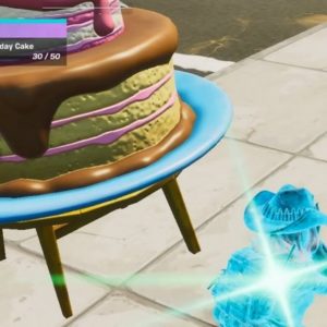 Obtenir des PV ou du bouclier a partir d'un gâteau d'anniversaire, défi saison 4