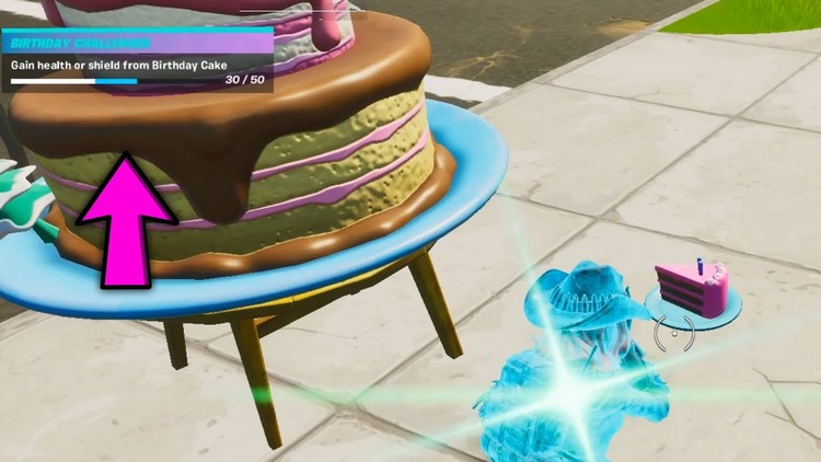 Où trouver les gâteaux d'anniversaire de Fortnite Saison 8