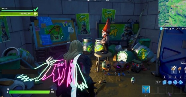 ou trouver la carte cachée à weeping woods