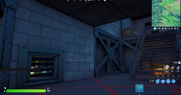 sous-sol du bâtiment à Weeping Woods