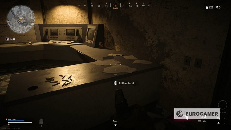 Le renseignement 3 est le papier sur le bureau