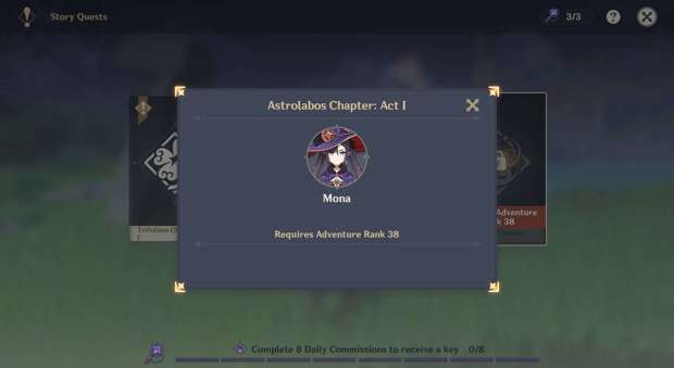 Comment débloquer la quête d'histoire de Mona?