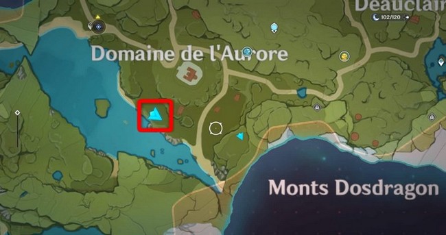 Emplacement de la baie