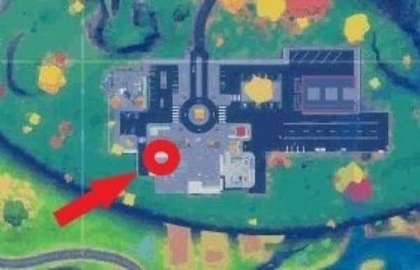 Emplacement de l'atelier Tony Stark.