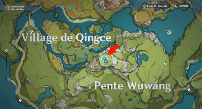 Emplacement du Deuxième Fragment