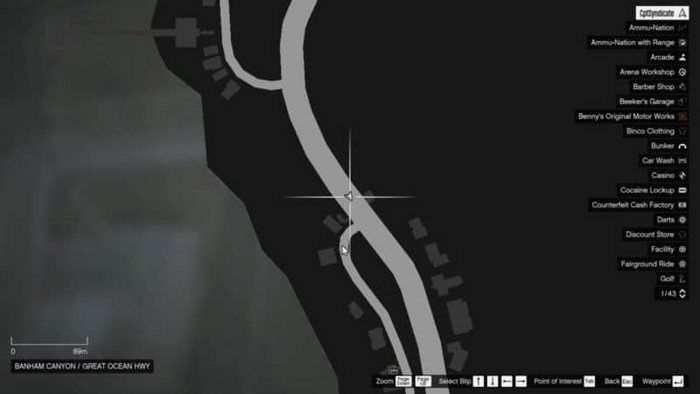 Emplacements brouilleurs 31 sur la carte gta 5 online