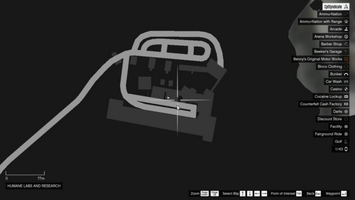 Emplacements brouilleurs 37 sur la carte gta 5 online