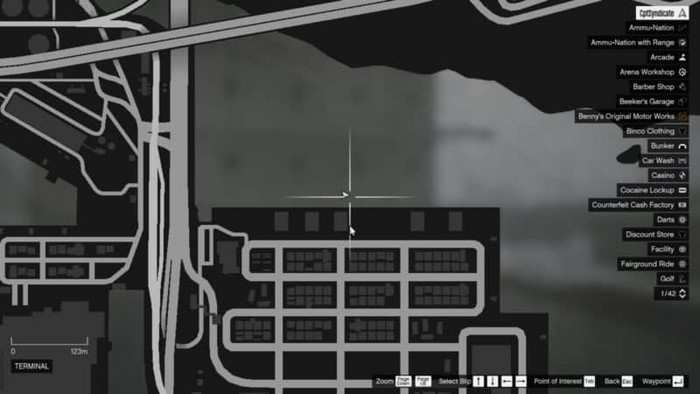 Emplacements brouilleurs 5