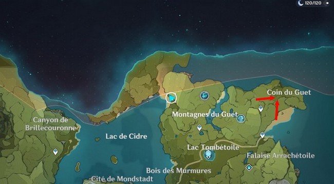 emplacement 7 Mage électro luciole dans Genshin Impact