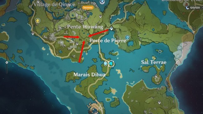 emplacement 8 Mage électro luciole dans Genshin Impact