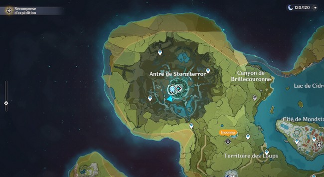 Antre de Stormterror est le meilleur emplacement pour trouver des Morceaux de Cristal