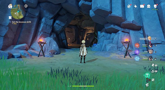 explorer la grotte pour trouver les 3 jades