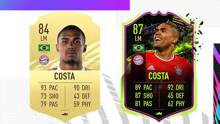 Douglas Costa est l'un des meilleurs joueurs de Fifa grâce à Rulebreakers.