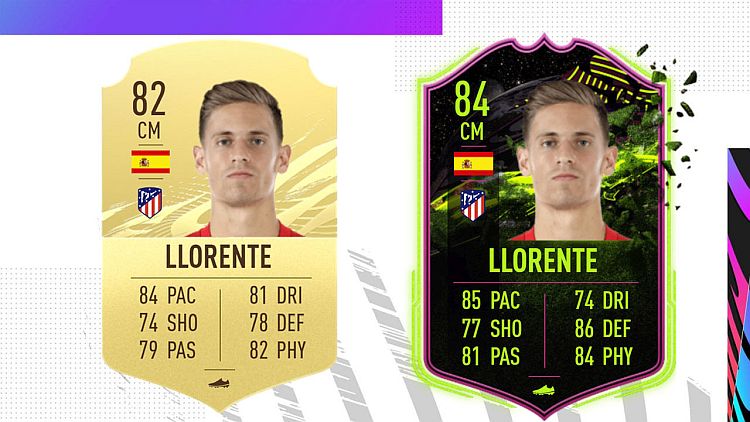 La présence de Marcos Llorente au milieu de terrain se fait vraiment sentir avec sa nouvelle carte.
