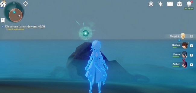 Trouver et détruire les amas de vent