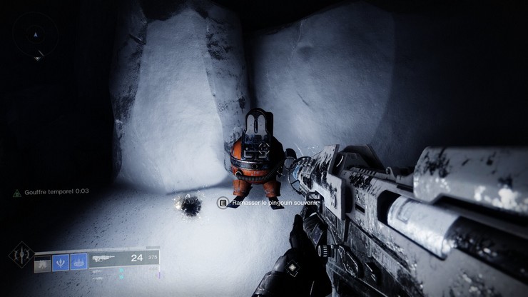 ou trouver Le Pingouin de la Crête de Cadmus Destiny 2, Au-delà de la Lumière