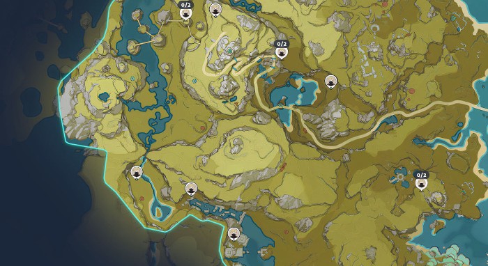 Emplacement Des Pilleurs de trésor À Genshin Impact