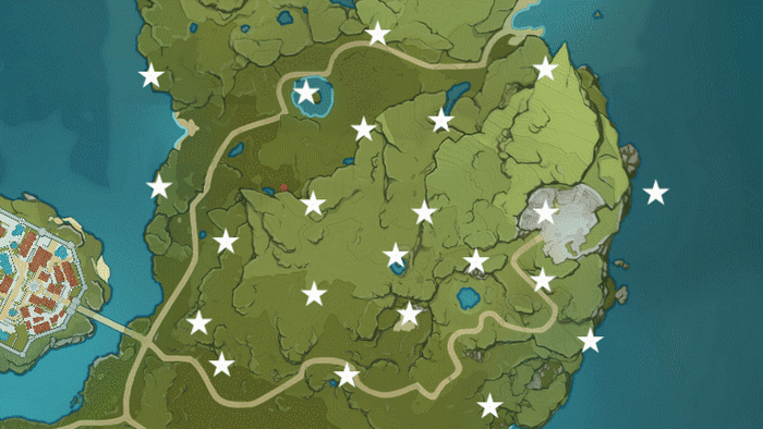 Emplacements Lac Tombétoile