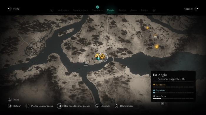 emplacement MASQUE DE MAGISTER