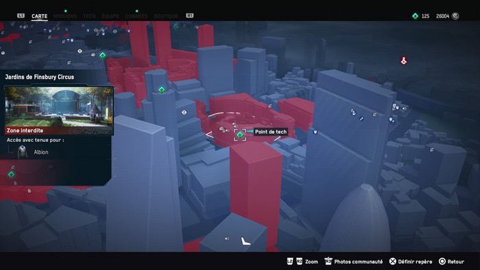 Watch Dogs Legion Jardins de Finsbury Circus