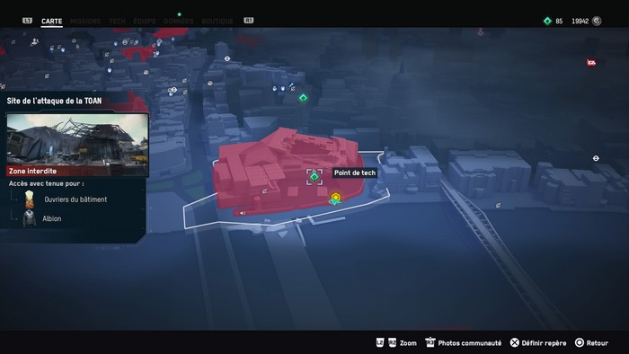 Points-de-Tech-de-la-Cité de Londres site de l'attaque de la TOAN