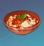 Ragoût de perche à dos noir