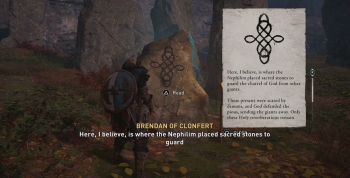 Pierres dressées" du jeu Assassin's Creed Valhalla