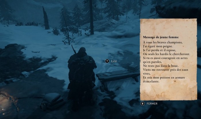 l'indice pour trouver le peigne Bil