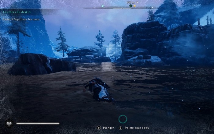 plongez dans les profondeurs du lac pour y récupérer le Peigne