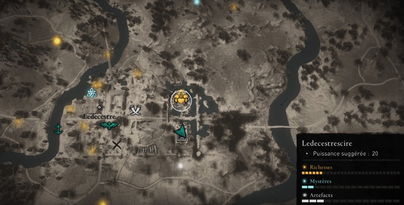 Emplacements Artefacts 3