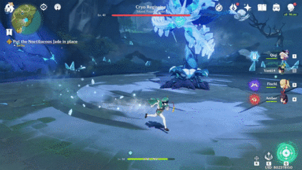 attaque 1 de l'Arbre congelé