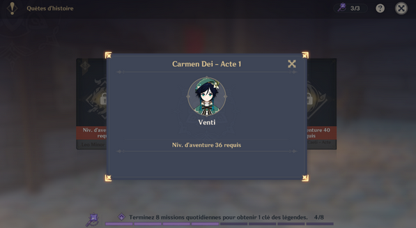 comment déclenché la quête 