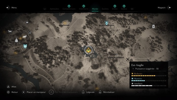 emplacement EPÉE LONGUE CAROLINGIENNE