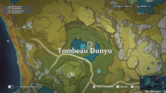 emplacement Trésor anonyme - Tombeau Dunyu