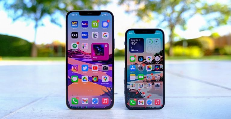 Première impression iPhone 12 mini et iPhone 12 Pro Max: si petits et
