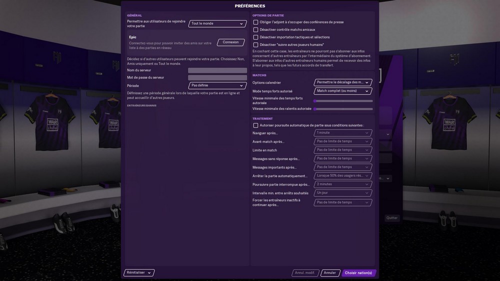 le mode Carrière en ligne